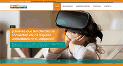 Desktop Screenshot of nextmedia.es