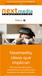 Mobile Screenshot of nextmedia.es